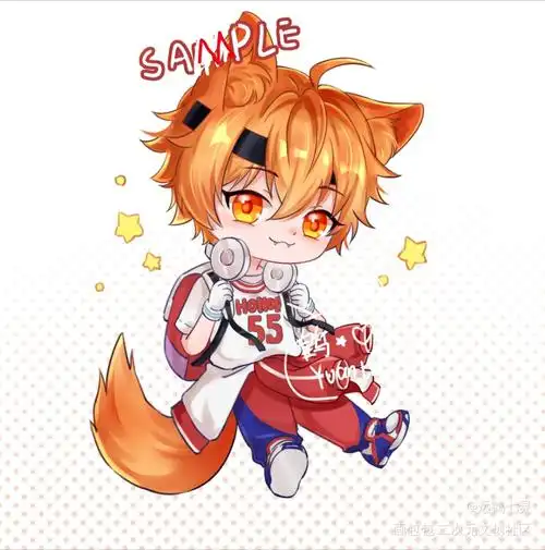 nbsp;6101)23_摸鱼约稿王者荣耀百里玄策q版绘画作品