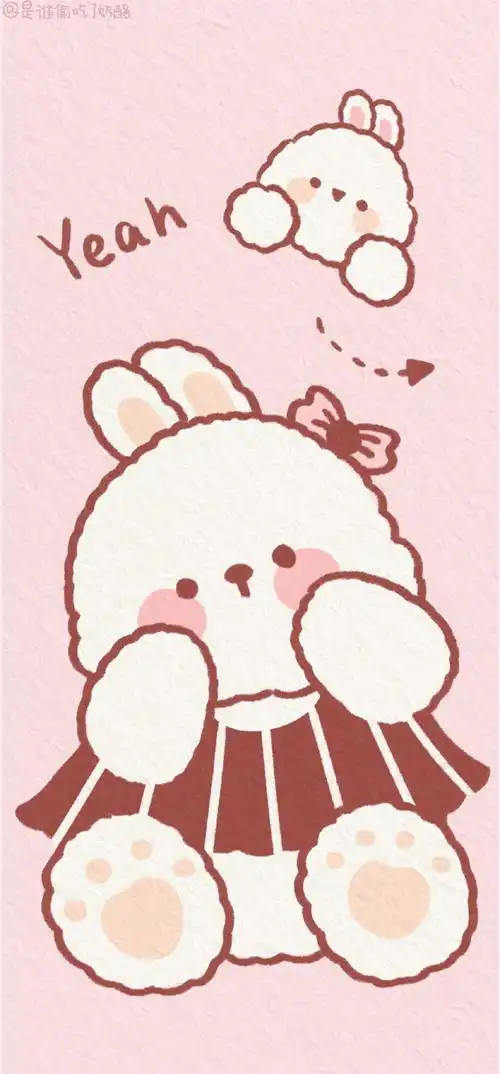 壁纸全屏可爱卡通手机背景聊天背景